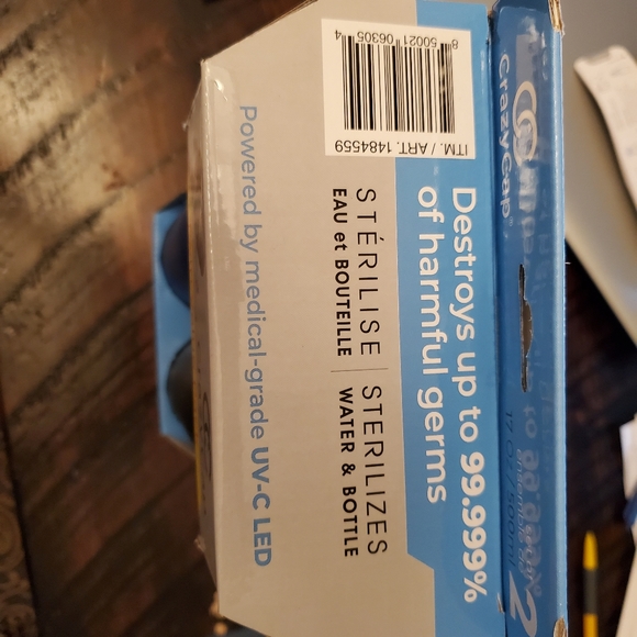 CrazyCap Water Bottle - Picture 3 of 5